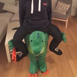 Best Halloween Adult Costume looking for a new home M/S. Carry Me Dinosaur